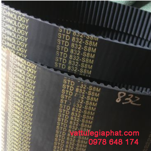 DÂY CUROA RĂNG 832 S8M, DÂY ĐAI RĂNG 832 S8M