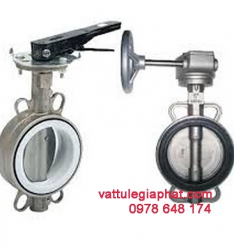 VAN BƯỚM INOX 114MM, VAN BƯỚM INOX DN100